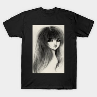 Portrait of a girl 2020 T-Shirt